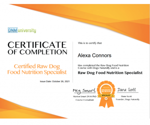 Raw dog food specialist